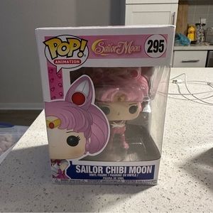 Funko Pop 295 Sailor Moon Sailor Chibi Moon Anime Figure NIB